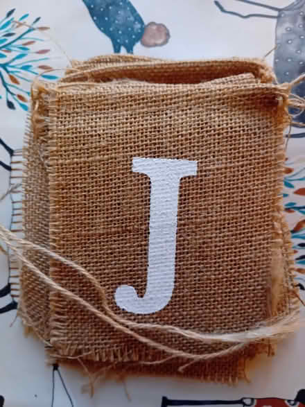 Photo of free Just Married hessian bunting (Teddington TW11) #1