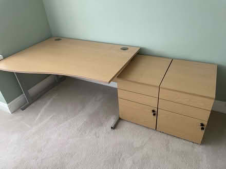 Photo of free Office Desk & two Pedestals (Polegate) #1