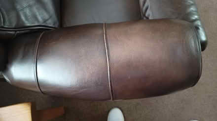 Photo of free 3 seater leather recliner sofa (CH5) #1