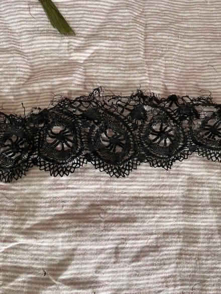 Photo of free Black very old handmade lace (Kings Heath B13) #1