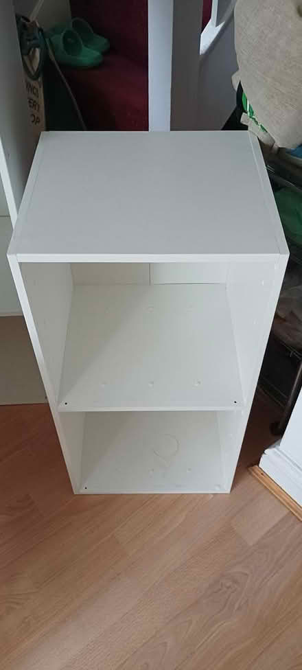 Photo of free 2 x white block cube shelves (RG2 south Reading) #1