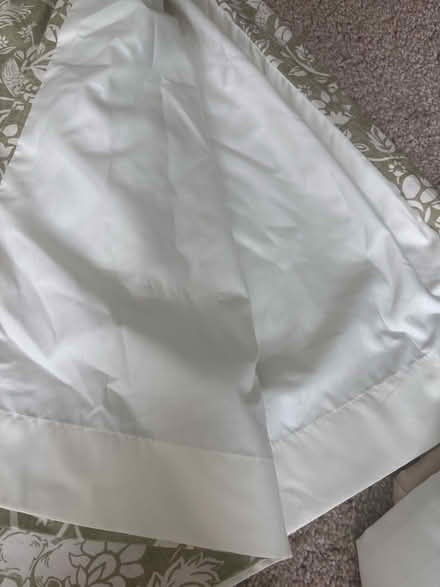 Photo of free Pair of green lined curtains (Borrowash DE72) #3