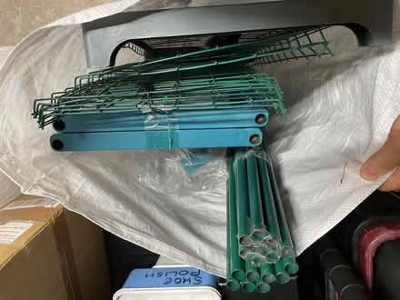 Photo of free 2 sets of Garden shelving. 6 shelves per bag. (Welling DA16) #1