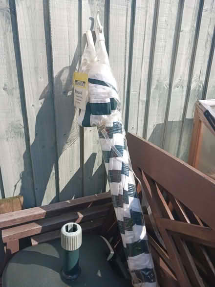 Photo of free Garden parasol with stand (Ellesmere Port CH65) #1