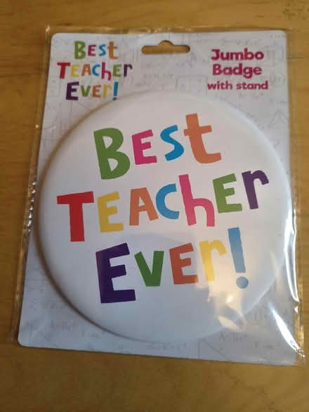 Photo of free Best teacher badge (Freehold, Lancaster LA1) #1