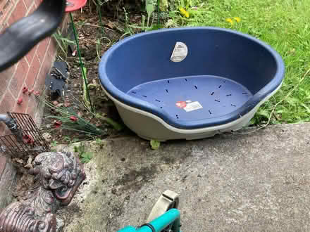 Photo of free 2 x Large "40Winks" Plastic Dog Baskets (68cm L x 52cm W) (St James, South Elmham IP19) #1