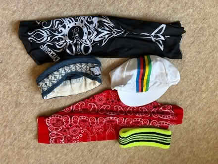 Photo of free Cycling headwear and neckwear (Ledbury HR8) #1
