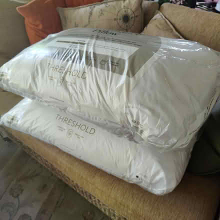 Photo of free Two Clean Used Medium Bed Pillows (Victory Heights, North Seattle) #1