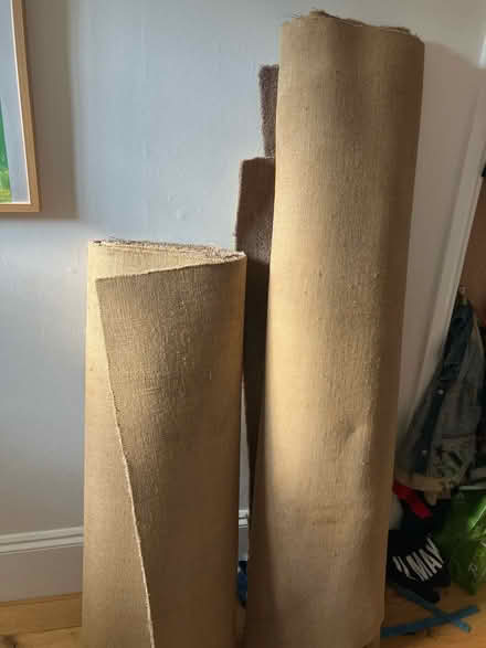 Photo of free Beige carpet rolls (Courthouse Road, N12) #2