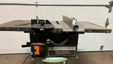 Photo of free old black & decker table saw (holmes (patterson/pawling)) #1