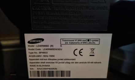Photo of free 40inch Samsung tv (Hunters Bar S11) #2
