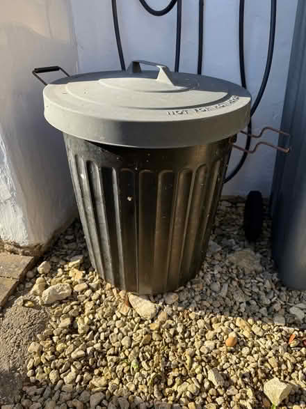 Photo of free Black, plastic dustbin (Forest Green GL6) #1