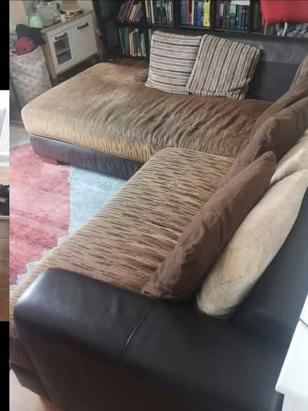 Photo of free Corner / L shaped sofa (Godmanchester) #2