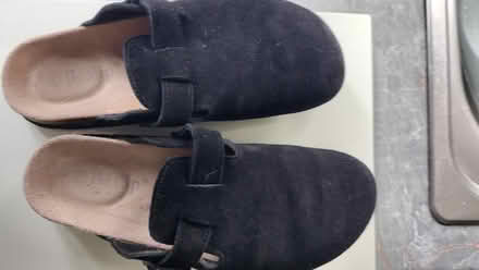 Photo of free Black suede sandal (Calow S44) #2