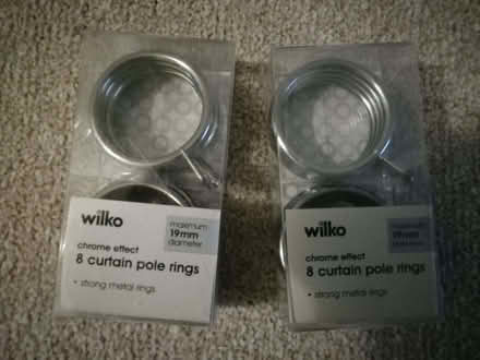 Photo of free matt chrome curtain pole (Chigwell IG7) #3