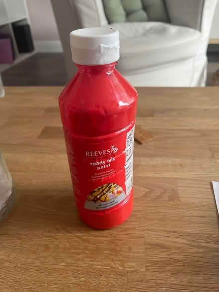 Photo of free Half full bottle of red paint (Charlton OX12) #1