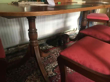 Photo of free Dining table and 4 or 6 chairs 176cm x 88.5cm dismantle able (Cradley WR13) #4