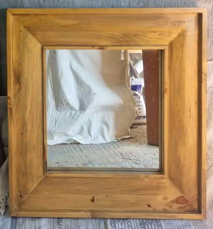 Photo of free Large pine mirror (Soham) #1