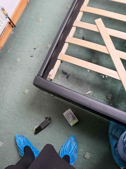 Photo of free 2 double bed frames (Abbey Wood SE2) #2