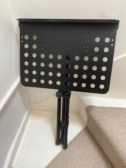 Photo of free Extendable tripod music stand (Blacklands TN34) #1
