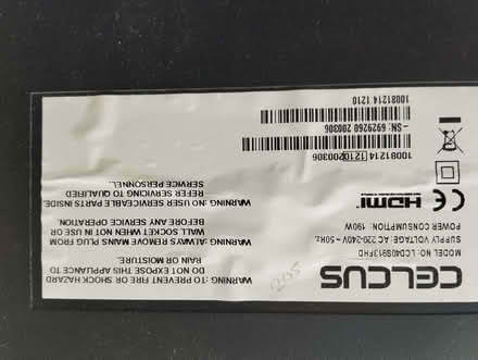 Photo of free Working Celcus 40inch TV with remote (Shepperton TW17) #3