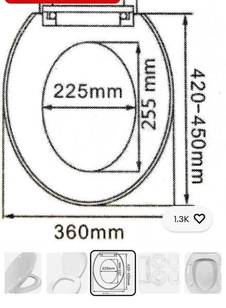 Photo of free New toilet seat (Thorpe Bay SS1) #3