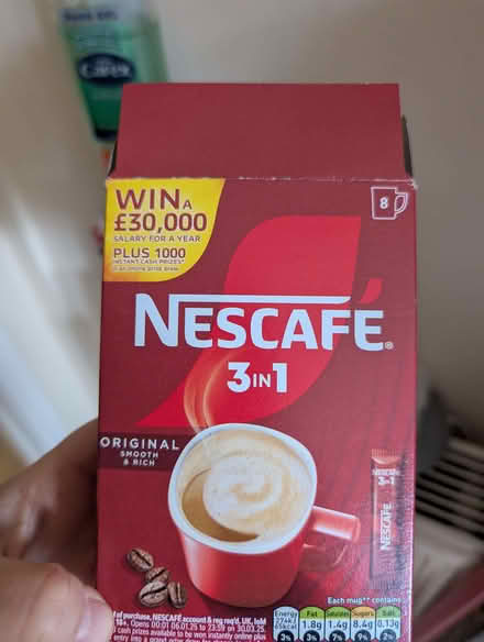 Photo of free Nescafé 3 in 1 sachets (Warden Hill GL51) #2