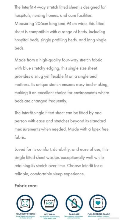 Photo of free Fitted sheet x 2 for hospital bed (Henley-on-Thames RG9) #3