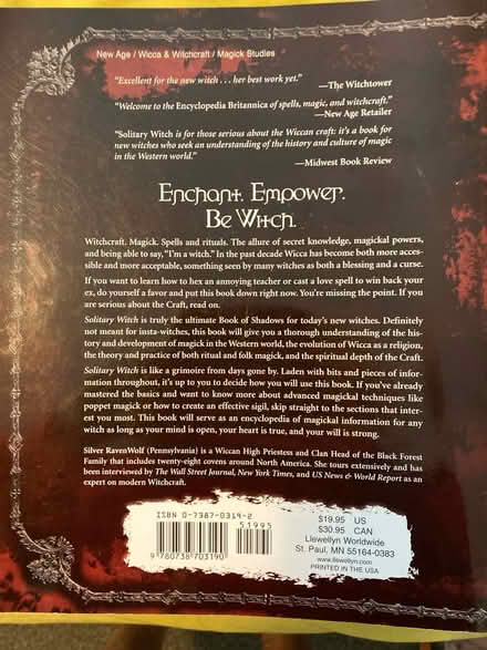 Photo of free Book of Shadows, Solitary Witch (CT5) #3