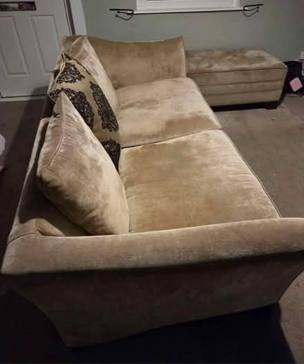 Photo of free 3-seater sofa with storage table (Wakefield, WF1) #1