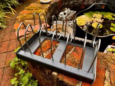 Photo of free Grey expanding cookware organiser (Micheldever, SO21 3DF) #1