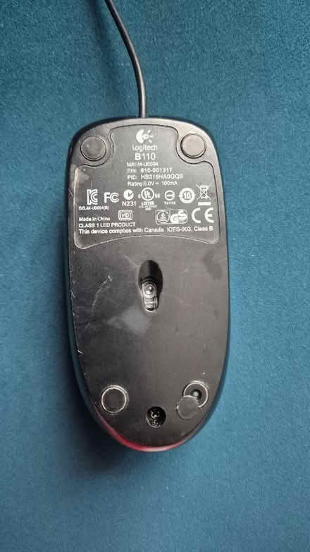 Photo of free Logitech USB cable mouse (Figge's Marsh CR4) #2