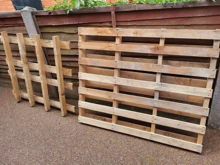 Photo of free 2 unpainted pallets (Beeston LS11) #1