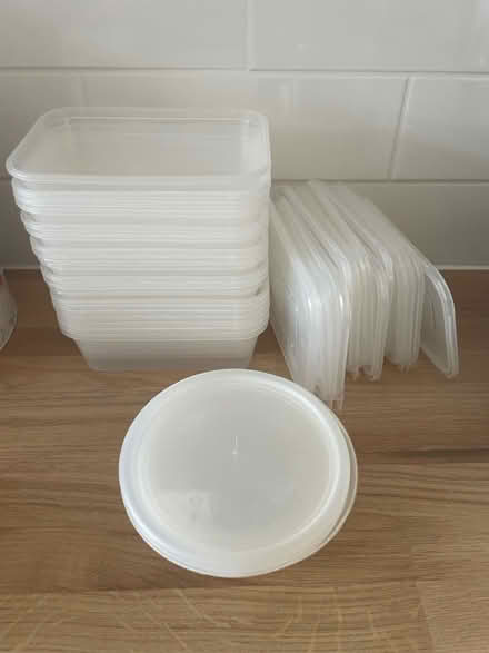 Photo of free Plastic takeaway tubs (BH22) #1