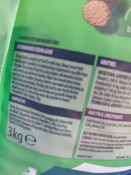 Photo of free 3kg Dry dog food (Bensham NE8) #3