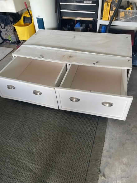 Photo of free Wooden pedestal 2 drawers (N ft myers off bayshore road) #1