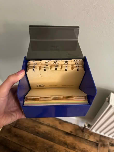 Photo of free Address box with cards a-z (BH25 New Milton) #2