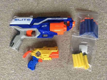 Photo of free Toy Nerf Gun 'Elite Disruptor' and Toy XC Gun (Pannal HG2) #1