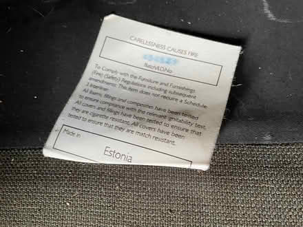 Photo of free Brown fabric sofa (New Malden SW20) #1