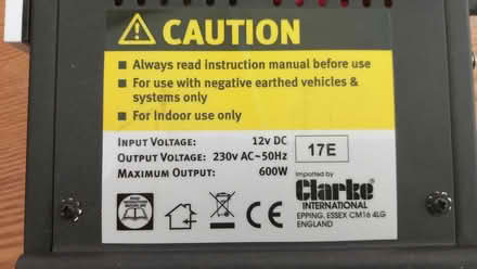Photo of free 600W 12V to 230V Inverter (Heybridge CM9) #3