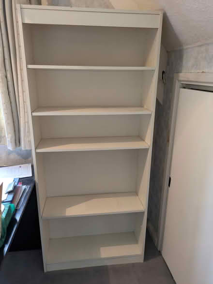 Photo of free Tall White Bookcase (Guildford GU2) #1