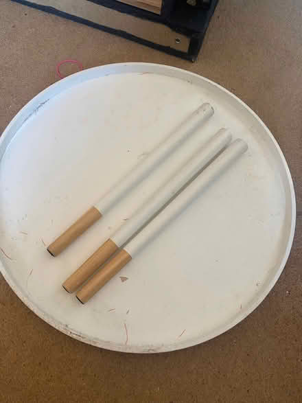 Photo of free Small round table UPCYCLE (Caia Park LL13) #3