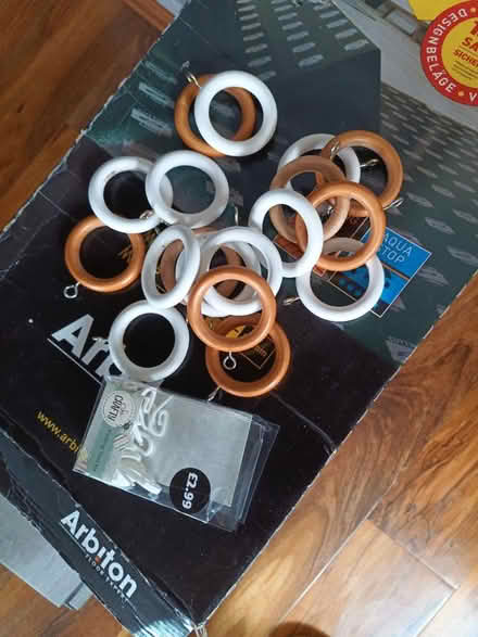 Photo of free Curtain rings and hooks (Henbury) #1