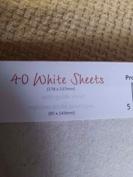 Photo of free Writing pad. (Otford TN14) #2