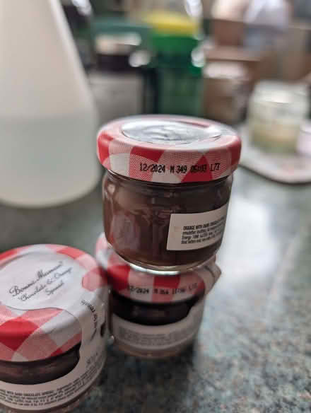 Photo of free 3 small pots Bonne maman choc orange spread (Warden Hill GL51) #2