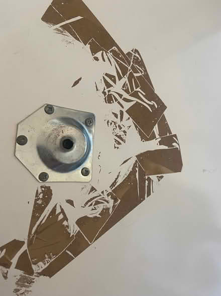 Photo of free Small round table UPCYCLE (Caia Park LL13) #1