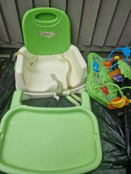 Photo of free Baby booster seat with tray table (South Harrow HA2) #3
