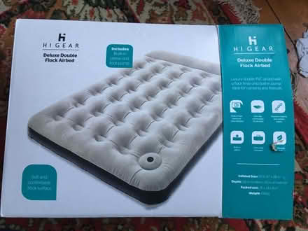 Photo of free Double Airbed with built-in pump (The Rushes, LE11) #1