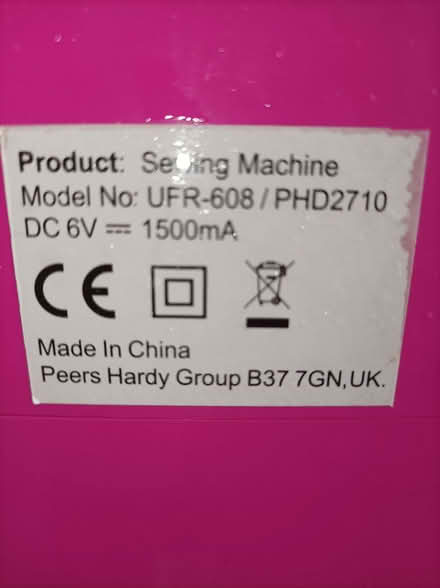 Photo of free Mini sewing machine (Spring Grove TW7) #3