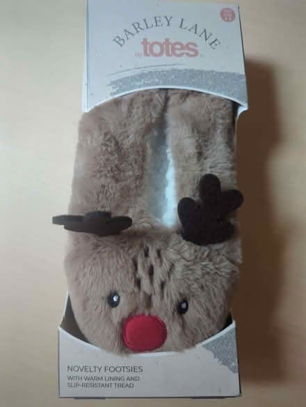 Photo of free Reindeer slippers (Tunbury Wood ME5) #1